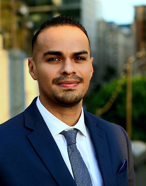 Anthony Garcia, founder of Cenkali, in downtown Los Angeles